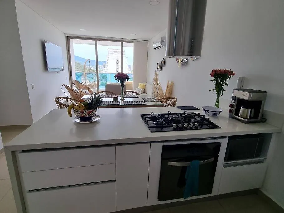 Sensacional Apartamento En Samaria Club De Playa Santa Marta